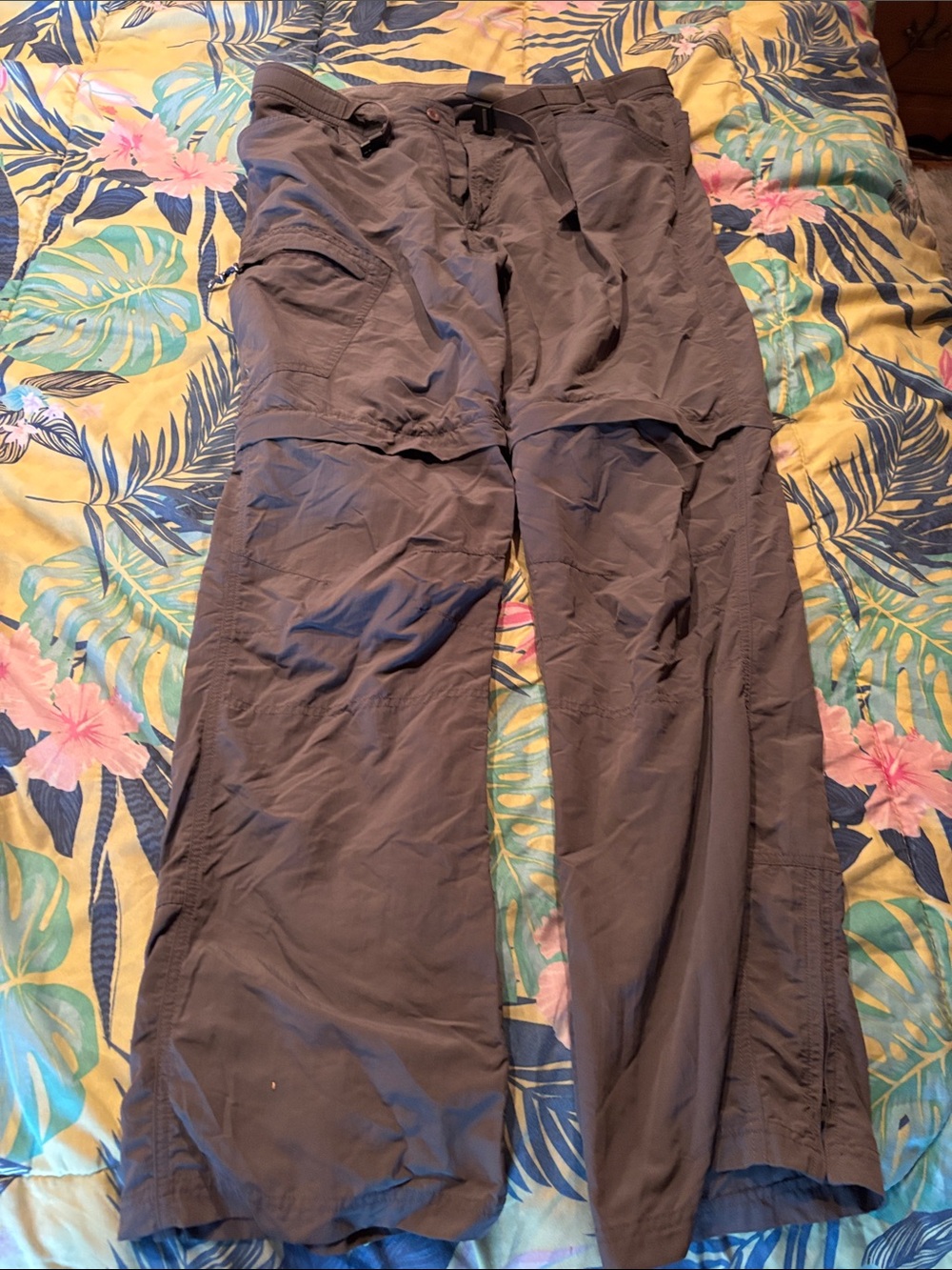 Alpine Design Gray Outdoor Pants with Red Logo